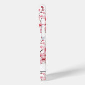 Kirschblüten Sakura Muster Monogramm Case-Mate iPhone Hülle (Rückseite / Links)