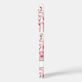 Kirschblüten Sakura Muster Monogramm Case-Mate iPhone Hülle (Rückseite / Links)