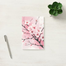 Kirschblüten Sakura Notizbuch | Elegantes Rosa Was