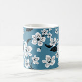 KIRSCHBLÜTEN - SAKURA (RAUCHBLAU) KAFFEETASSE (Mittel)