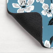 KIRSCHBLÜTEN - SAKURA (RAUCHBLAU) MOUSEPAD (Ecke)