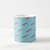 Kirschblüten, Sakura, rosa Blumenmuster Kaffeetasse (Mittel)