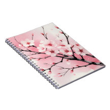 Kirschblüten-Sakura-Spiralblock | Rosa Wasser