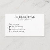 Kirschblüten Sakura Visitenkarte (Rückseite)