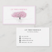 Kirschblüten Sakura Visitenkarte (Vorne/Hinten)