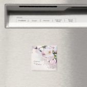 Kirschblüten-Save-the-Date Magnet (In Situ (Geschirrspüler))