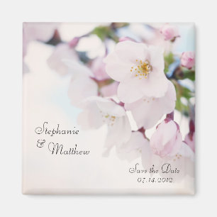 Kirschblüten-Save-the-Date Magnet