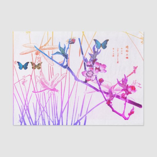 KIRSCHblüten-SEIDENPAPIER Seidenpapier (Vorderseite)