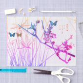 KIRSCHblüten-SEIDENPAPIER Seidenpapier (Handwerk)