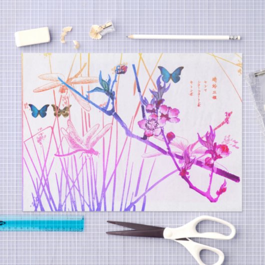 KIRSCHblüten-SEIDENPAPIER Seidenpapier (Handwerk)