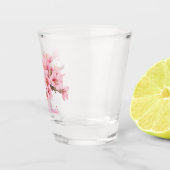 Kirschblüten Shotglas Schnapsglas (Rechts)