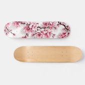 Kirschblüten Skateboard (Horizontal)
