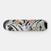 Kirschblüten Skateboard (Horizontal)