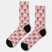 Kirschblüten-Socken Socken (Linkes Detail)
