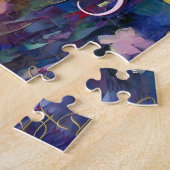 Kirschblüten-Sonnenaufgang Muttertags-Stream Puzzle (Seite)