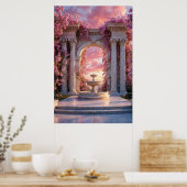 Kirschblüten Springbrunnen Marble Arch Poster (Küche)