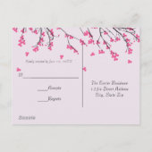 Kirschblüten-Stamm - UAWG Postkarte (Rückseite)