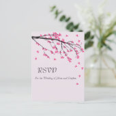 Kirschblüten-Stamm - UAWG Postkarte (Stehend Vorderseite)