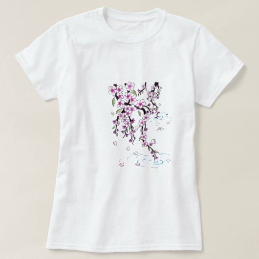 Kirschblüten-T - Shirt (Design vorne)