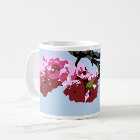 Kirschblüten-Tasse Kaffeetasse (Vorderseite Links)