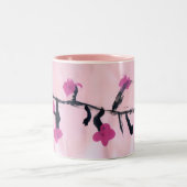 Kirschblüten-Tasse Zweifarbige Tasse (Mittel)