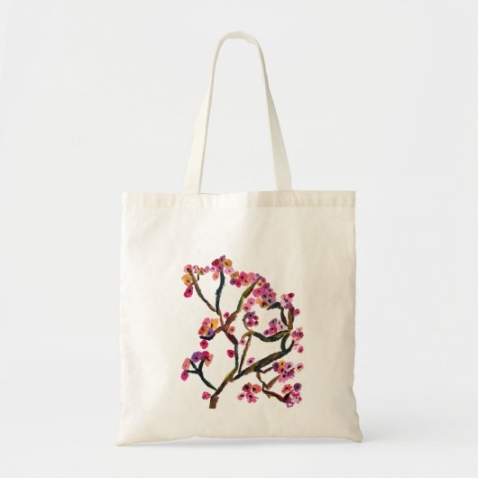Kirschblüten-Tote Tragetasche (Vorne)