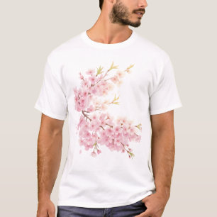 Kirschblüten-Träume – Florale Kunst T-Shirt