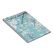 Kirschblüten: Türkisfarbener Trend Notizblock (Rechte Seite)