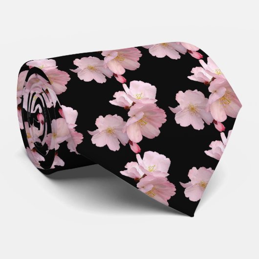 Kirschblüten überall krawatte (Gerollt)