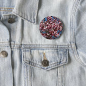 Kirschblüten und Blauer Himmelsblüte Button (Beispiel)