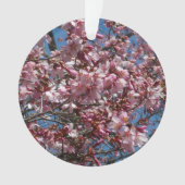 Kirschblüten und Blauer Himmelsblüte Ornament (Vorderseite)