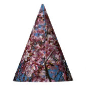 Kirschblüten und Blauer Himmelsblüte Partyhütchen (Rückseite)