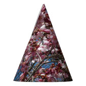 Kirschblüten und Blauer Himmelsblüte Partyhütchen (Links)