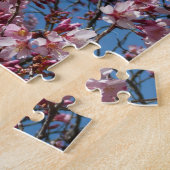 Kirschblüten und Blauer Himmelsblüte Puzzle (Seite)