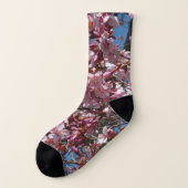 Kirschblüten und Blauer Himmelsblüte Socken (Links - Außen)