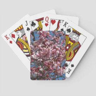 Kirschblüten und Blauer Himmelsblüte Spielkarten