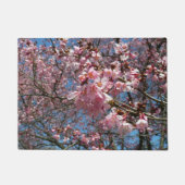 Kirschblüten und Blüten aus Bienenrosa Fußmatte (Vorderseite)