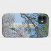 Kirschblüten und das Washington Monument in DC Case-Mate iPhone Hülle (Rückseite (Horizontal))