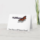 Kirschblüten und das Washington Monument in DC Karte (Rückseite)