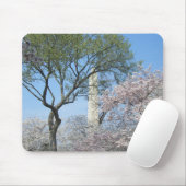 Kirschblüten und das Washington Monument in DC Mousepad (Mit Mouse)