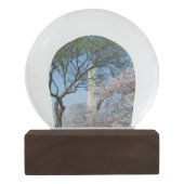 Kirschblüten und das Washington Monument in DC Schneekugel (Rückseite)