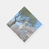 Kirschblüten und das Washington Monument in DC Serviette (Ecke)