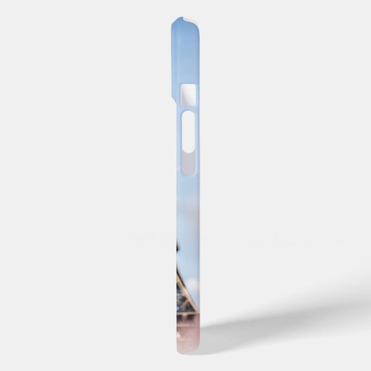 Kirschblüten und Eiffeltuch Case-Mate iPhone Hülle (Rückseite / Links)