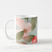 Kirschblüten und Kirschen Frühlings Kunst  Kaffeetasse (Links)