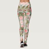 Kirschblüten und Kirschen Frühlings Kunst  Leggings (Rückseite)