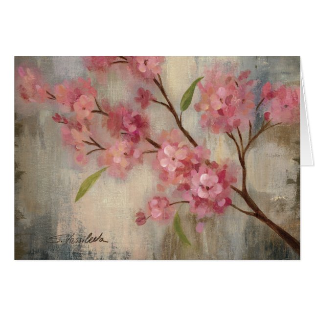 Kirschblüten und -niederlassung (Vorderseite (Horizontal))