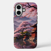 Kirschblüten und Pagoda iPhone 16 Fall Case-Mate iPhone Hülle (Rückseite)