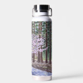 Kirschblüten und Redwoods Trinkflasche (Rückseite)