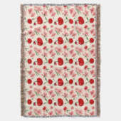 Kirschblüten und rosa Blüten Decke (Vorderseite Vertikal)