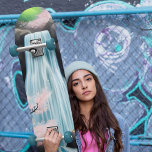 Kirschblüten und Wasserfall Skateboard<br><div class="desc">Foto realistische Malerei einer japanischen Landschaft mit einem Wasserfall und Kirschblüten. Erstellt mit KI.</div>